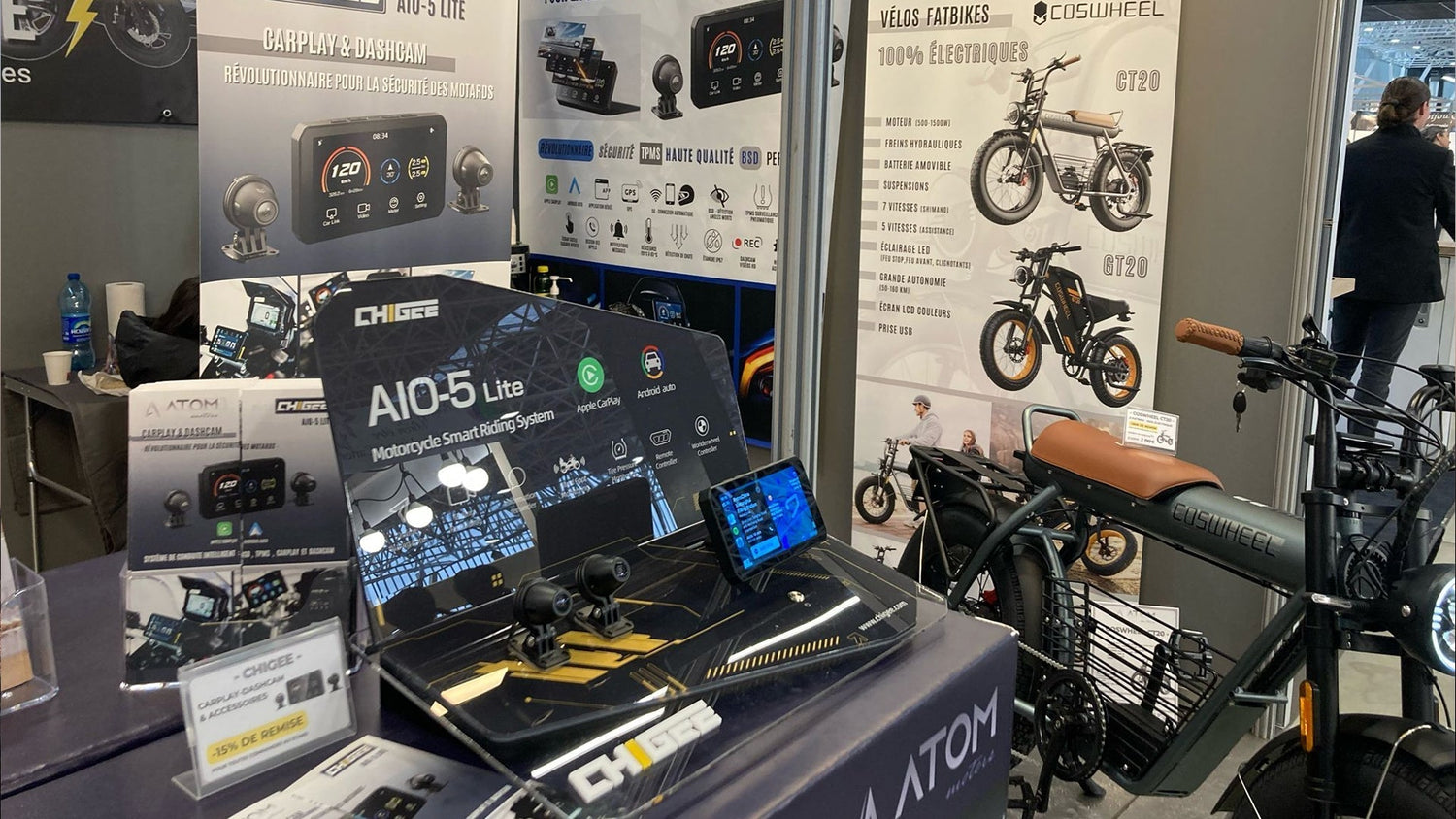 CHIGEE Partners with Atom Motors for the French Foire Internationale de Toulouse Exhibition