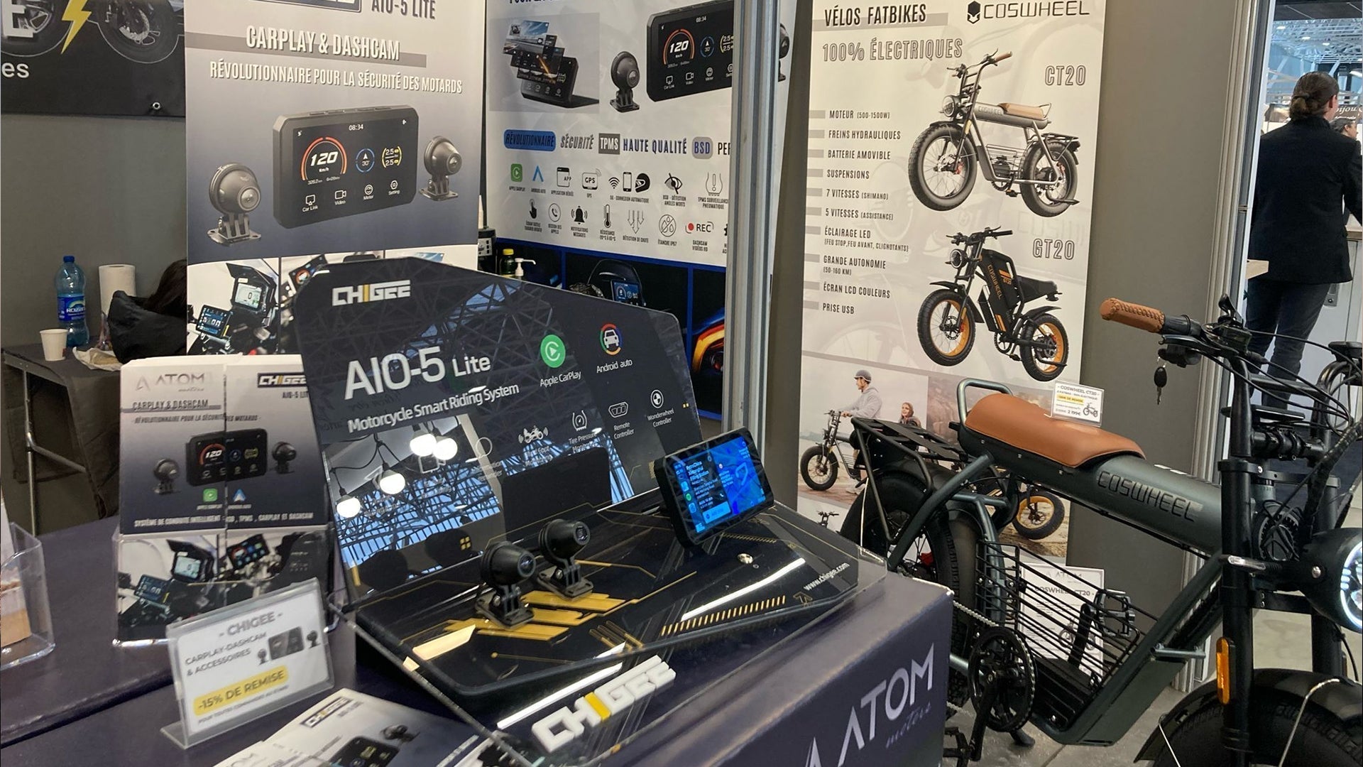 CHIGEE Partners with Atom Motors for the French Foire Internationale de Toulouse Exhibition