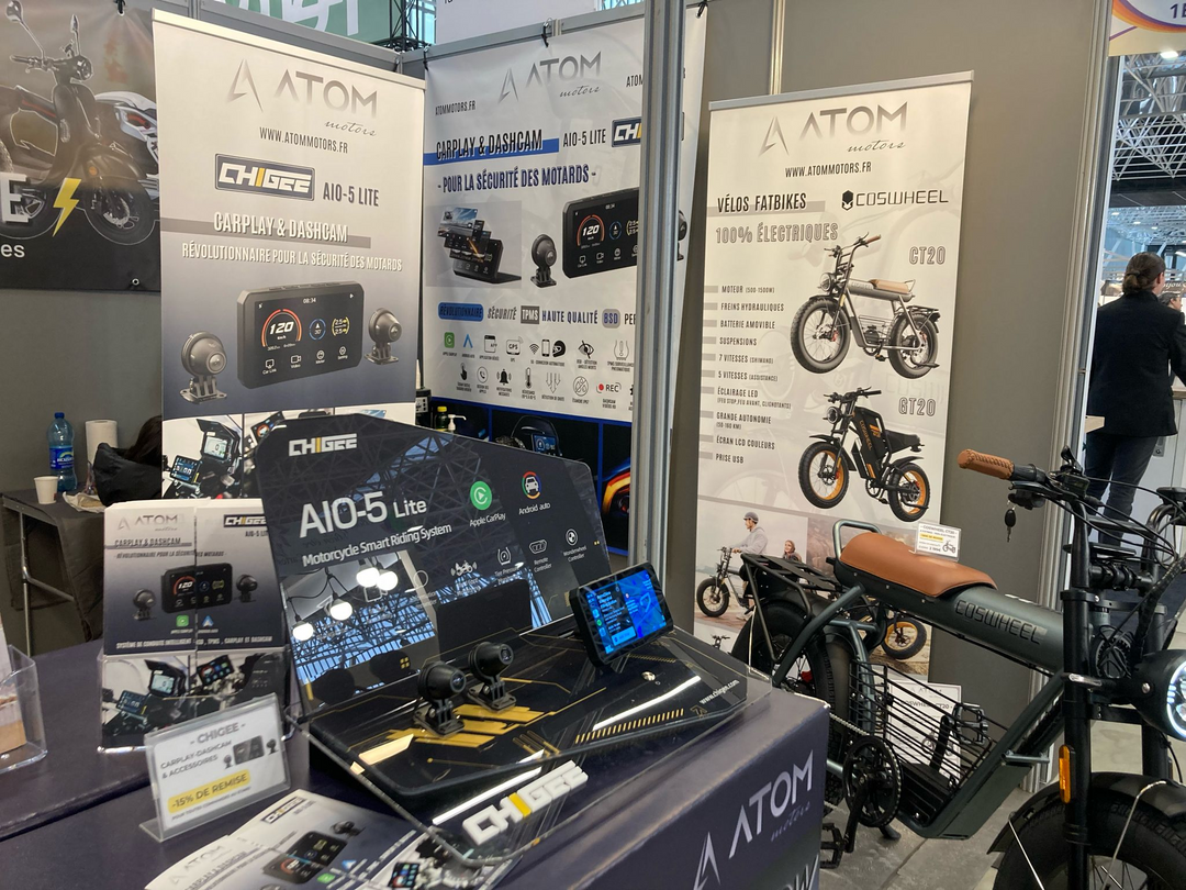 CHIGEE Partners with Atom Motors for the Foire Internationale de Toulouse Exhibition in France