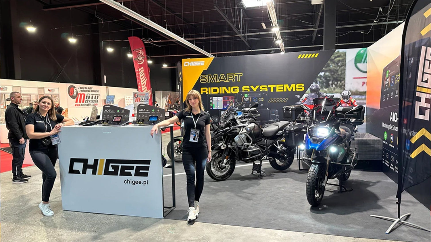 Chigee's Exhibition at the 2024 Warsaw Motorcycle Show in Poland