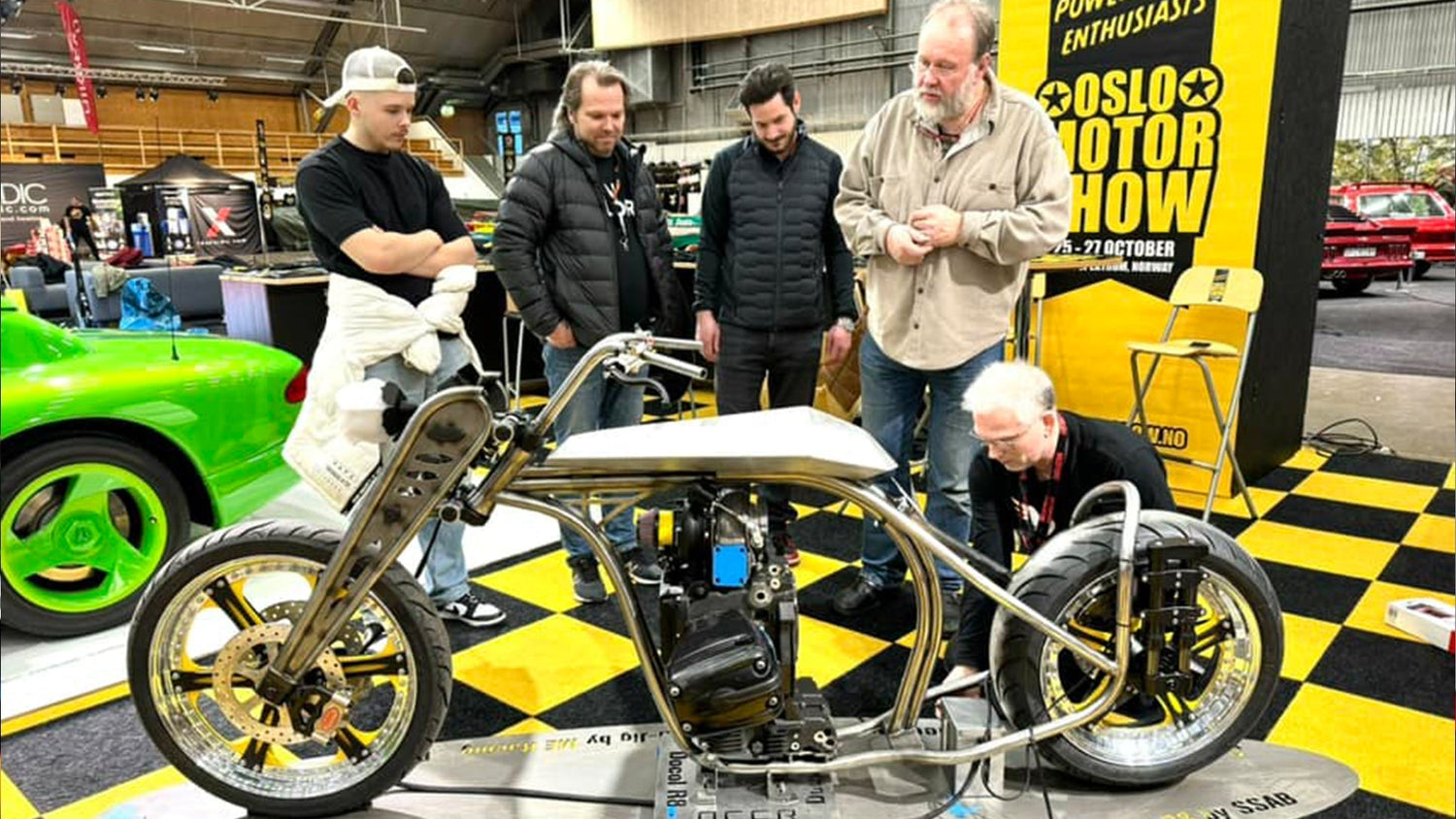 NCCR Snoopirose Turbo Digger Custombike with Chigee AIO-5 Lite at Elmia 2024