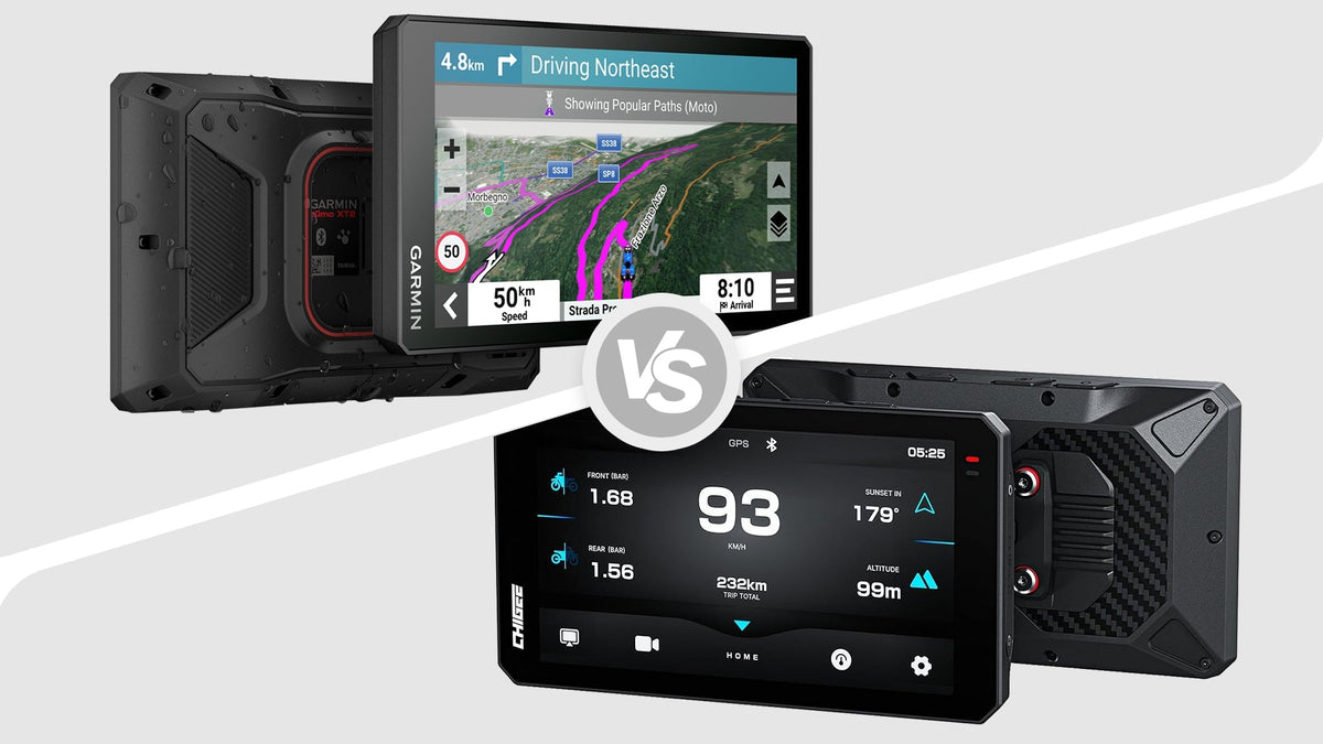 CHIGEE AIO-6 vs. Garmin Zumo XT2：2026年、バイク用ナビはどちらが 