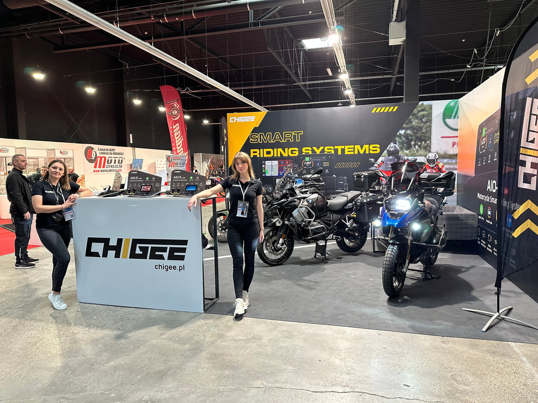 Chigee's Exhibition at the 2024 Warsaw Motorcycle Show in Poland drew attention