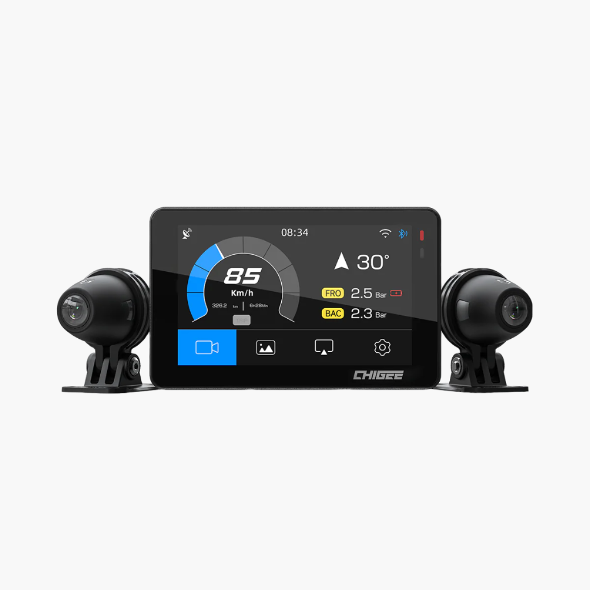 CHIGEE XR-2 Motorcycle Dashcam CarPlay Android Auto