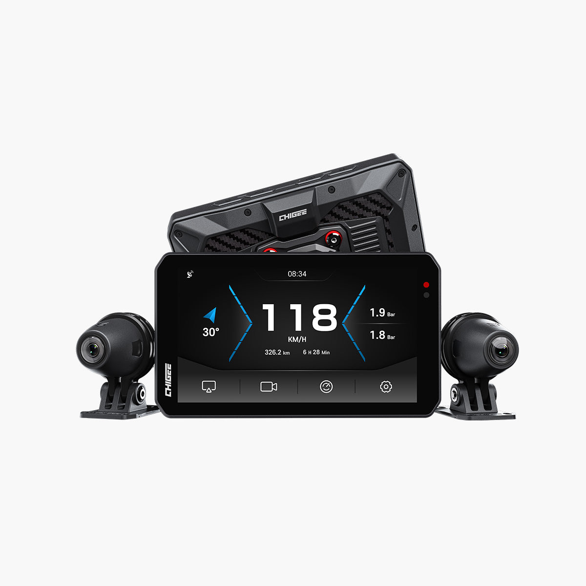 AIO-5 Evo Intelligentes Motorrad-System | CarPlay & Android Auto AIO-5 Evo Intelligentes Motorrad-System | CarPlay & Android Auto