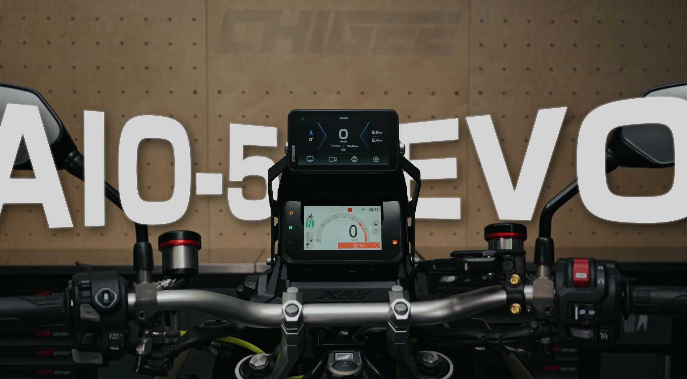 AIO-5 Evoスマートモーターサイクルシステム | CarPlay & Android Auto