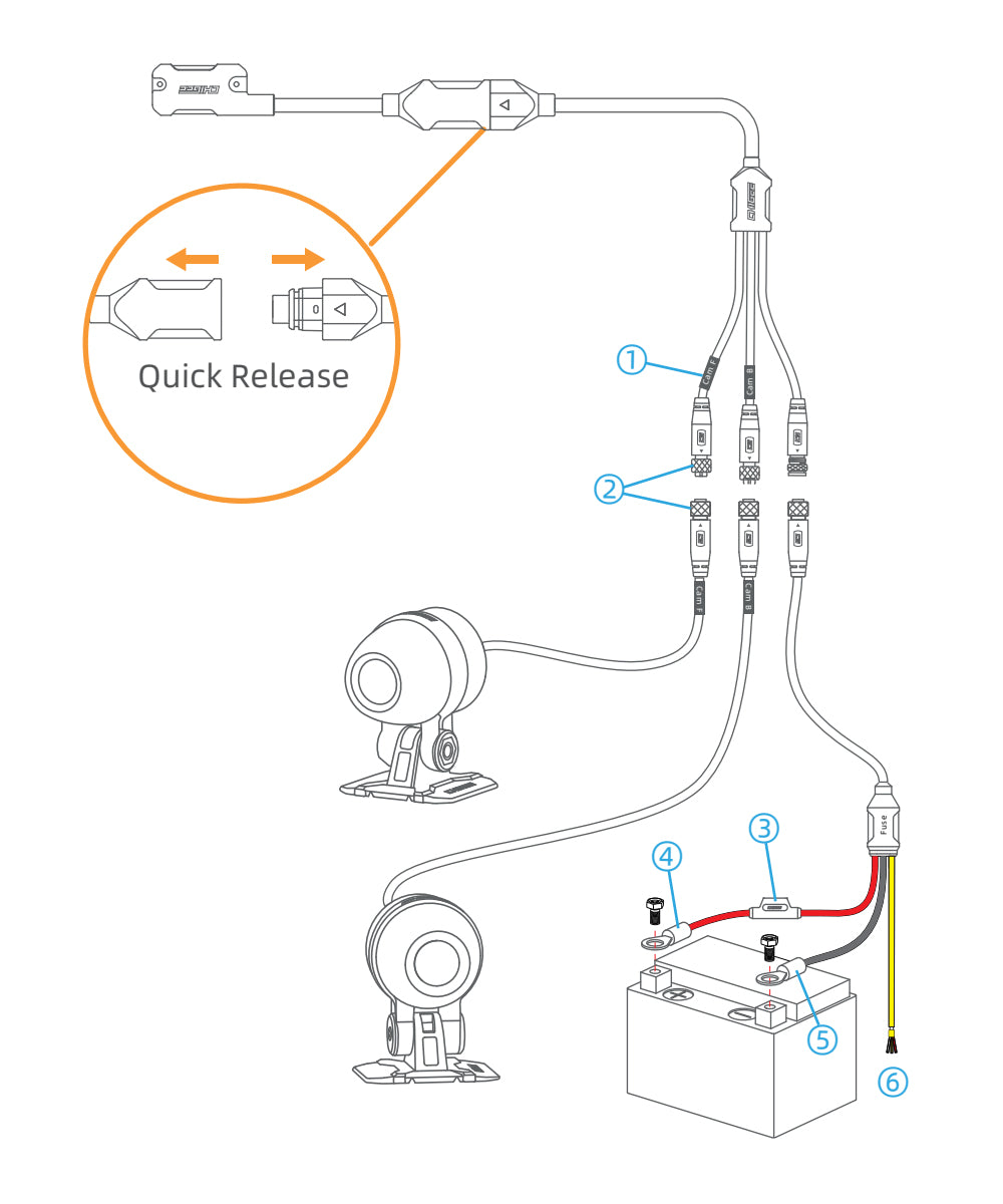 Quick Release Module Cable Panel Clips Manual for BMW quick release