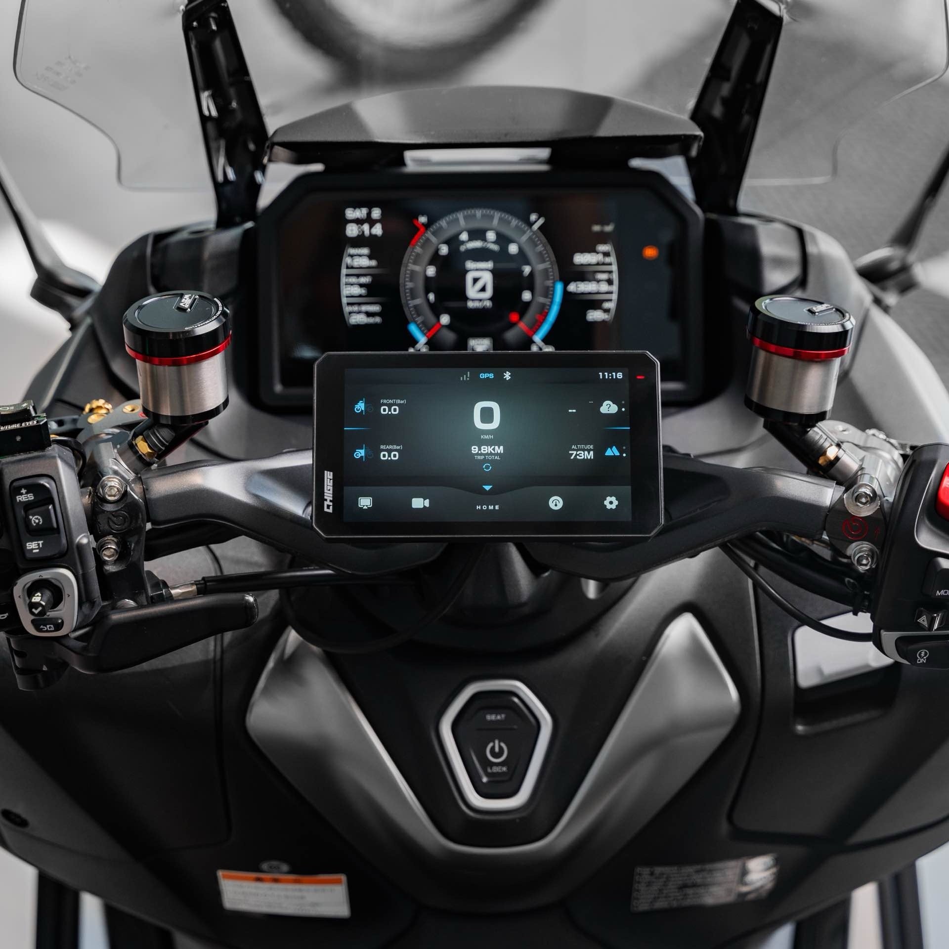 Yamaha TMAX560-spezifische Halterung für Chigee Display